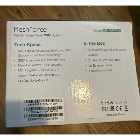 NEW Meshforce Mesh WiFi System M3 (2023 Model) FREE Gift - Picture 12 of 13